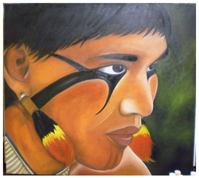 Representação indígena Tupiniquim